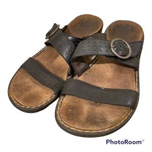 3/$25 Clarks Sandals Leather 7.5M